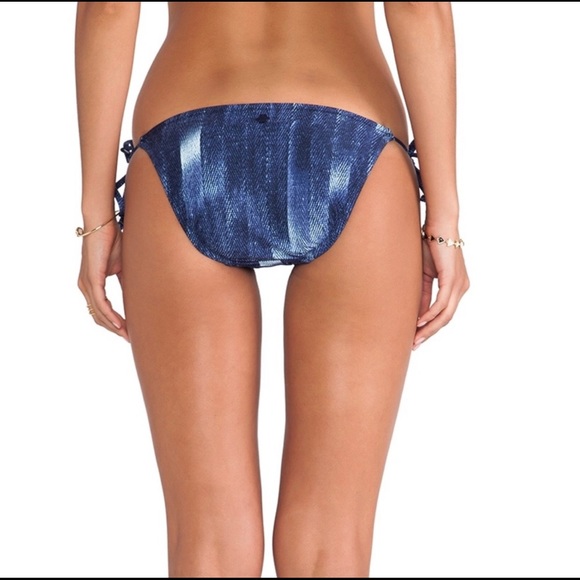 Nanette Lepore Deja Blue Indigo Bikini size M - Picture 9 of 15